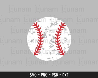 Download Torn Baseball Svg Etsy
