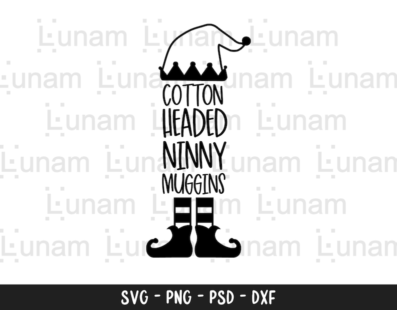 Buddy the Elf Svg Cotton Headed Ninny Muggins Svg Buddy the Etsy Canada