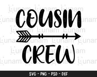 Circuit Cutout Cousin Crew SVG /& PNG