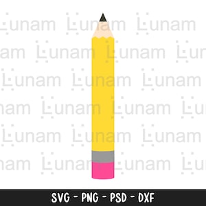 Lápis SVG, Lápis Monograma Svg, Escola Svg, Professor Svg, Lápis Clipart, Arquivos de corte a lápis, Material escolar Svg