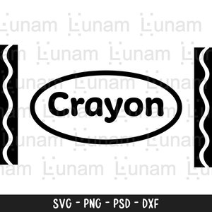 Crayon Svg, Crayon Wrapper Svg, Crayon Costume Svg, Crayon Svg de Halloween, Arquivo de corte de giz de cera, Arquivo de corte de embalagem de giz de cera, Camisa de giz de cera Svg