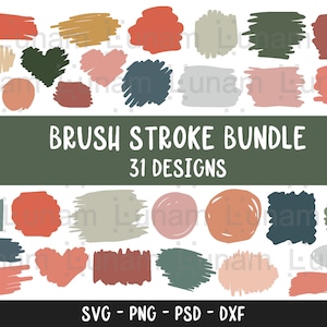 Paint brush stroke svg, bundle hand drawn, brush stroke svg png, keychain svg, splatter svg, paint brush svg png, background svg clipart