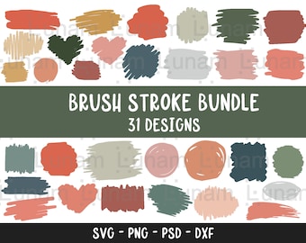 Paint brush stroke svg, bundle hand drawn, brush stroke svg png, keychain svg, splatter svg, paint brush svg png, background svg clipart