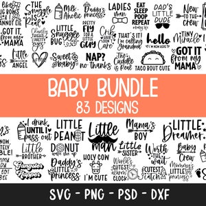 Baby SVG Bundle, Baby Shirt SVG, Funny Baby svg, baby newborn svg, Newborn SVG Bundle, Baby Quote Bundle, Cute Baby Sayings svg