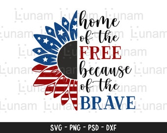 USA Sunflower SVG, American Flag SVG Sunflower Clipart, 4th of July svg, Fourth of July Flower, America Patriotic Sunflower, Memorial Day