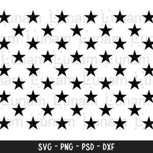 1 STAR 50 STARS STENCIL PATRIOTIC AMERICAN FLAG PAINT TEMPLATE ART NEW  9x11