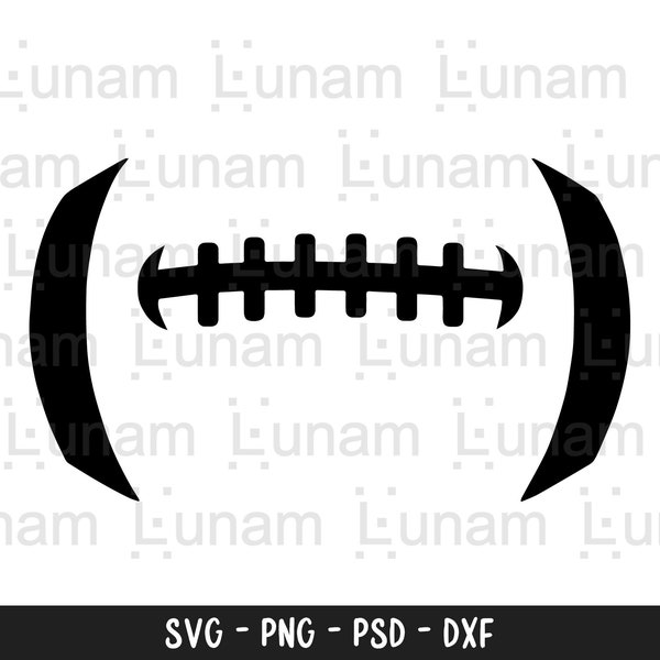 Football Laces Svg, Football Silhouette Svg, Football Svg, Football Laces Cut File, Football Silhouette Cut File, Football Cut File