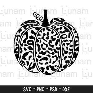 Halloween Leopard Pumpkin SVG, Thanksgiving Pumpkin Svg, Pumpkin Svg, Thanksgiving Svg, Halloween Svg, Cricut, Silhouette, Glowforge