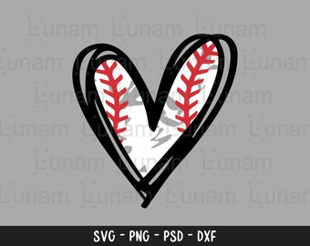 Grunge Baseball Heart Svg, Distressed Baseball Svg, Grunge Baseball Cut File, Baseball Svg, Baseball Cut File, Grunge Baseball Cut File