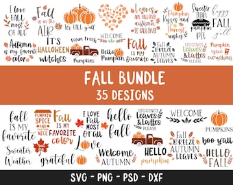 Fall SVG, Fall SVG Bundle, Autumn Svg, Thanksgiving Svg, Fall Svg Designs, Fall Sign, Autumn Bundle Svg, Halloween Bundle Svg, Fall Cut File