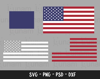 Bandera estadounidense en capas svg, bandera estadounidense svg, imagen prediseñada de la bandera de EE. UU., Imagen prediseñada de la bandera de los EE. UU., Cricut de la bandera de los Ee. UU., Png de la bandera de los Estados Unidos, archivo svg de Patriot