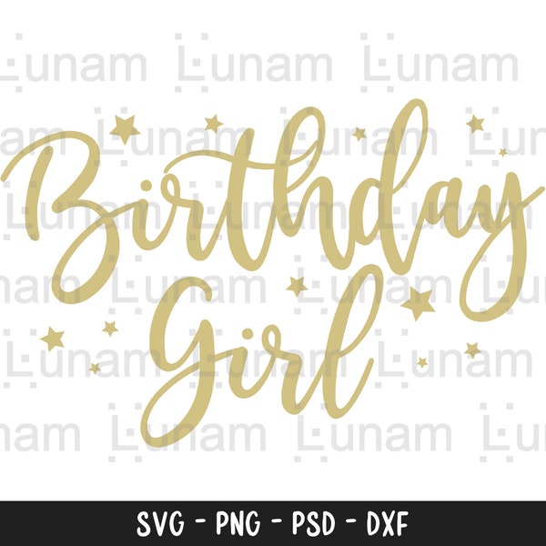 Birthday Girl SVG, Birthday Svg, Birthday Squad, Birthday Girl svg, Birthday, Birthday cut file, Girl's Birthday Svg, I'm the Birthday Girl