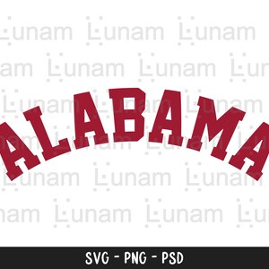 Alabama Crimson Tide Svg - Etsy