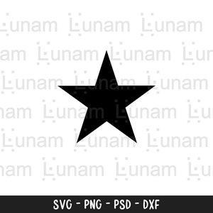 Star Svg, Star Silhouette Svg, Star Cut File, Star Silhouette Cut File, Star Svg for Cricut