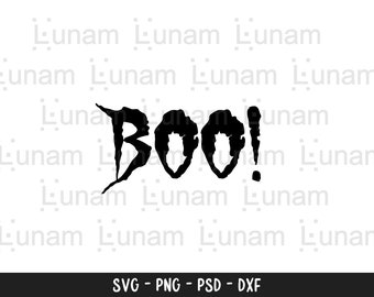 Boo svg, SVG, DXF, PDF, halloween svg, ghost svg, pumpkin svg, kids halloween svg, svg files for cricut, spider svg, halloween svg files