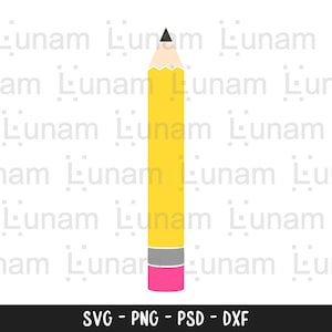 Lápis SVG, Lápis Monograma Svg, Escola Svg, Professor Svg, Lápis Clipart, Arquivos de corte a lápis, Material escolar Svg