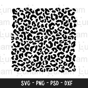 Luipaardprint patroon Svg, luipaardpatroon Svg herhalend patroon, Cheetah Print Svg, luipaardprint Svg, dierenprint Svg, Leopard Svg