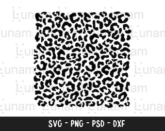 Luipaard print patroon SVG, luipaard patroon SVG herhalend patroon, Cheetah print SVG, Leopard print SVG, Animal Print SVG, Leopard SVG