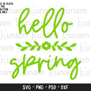 Hello Spring Svg, Spring Svg, Spring Cut File, Spring Welcome Sign Svg, Spring Sign Svg, Spring Door Sign Svg, Hello Spring Cut File