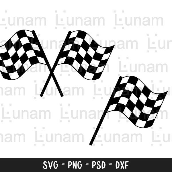 Racing Flags Svg, Racing Svg, Start Flags Svg, Finish Flags Svg, Racing Cut File, Racing Flag Cut File