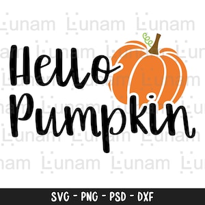 Hallo Kürbis SVG, Hello Fall Svg, Happy Thanksgiving Svg, Kürbis Svg, Herbst Svg, Herbst Svg, Herbst Dekor, Kürbis Shirt SVG, Hey Kürbis