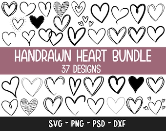 Heart Cut File Cricut Silhouette Cut File Printable Wall Decor Diy Hand Lettered Svg File Forever Dreaming Heart SVG PNG EPS Jpg Dxf
