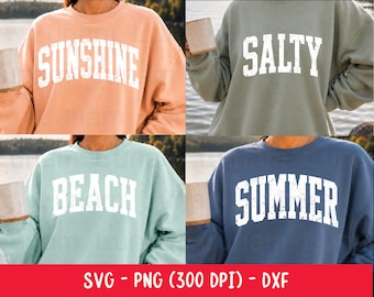 Summer Bundle PNG and SVG, Summer Sunshine Salty Beach Png, Summer Vibes Png, Summer Vacation Png, Lake Bum, Summer Shirt Design