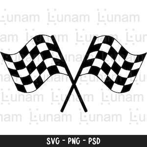 Rennflaggen Svg, Racing Svg, Start Fahnen Svg, Finish Flaggen Svg, Racing Cut File, Racing Flag Cut File