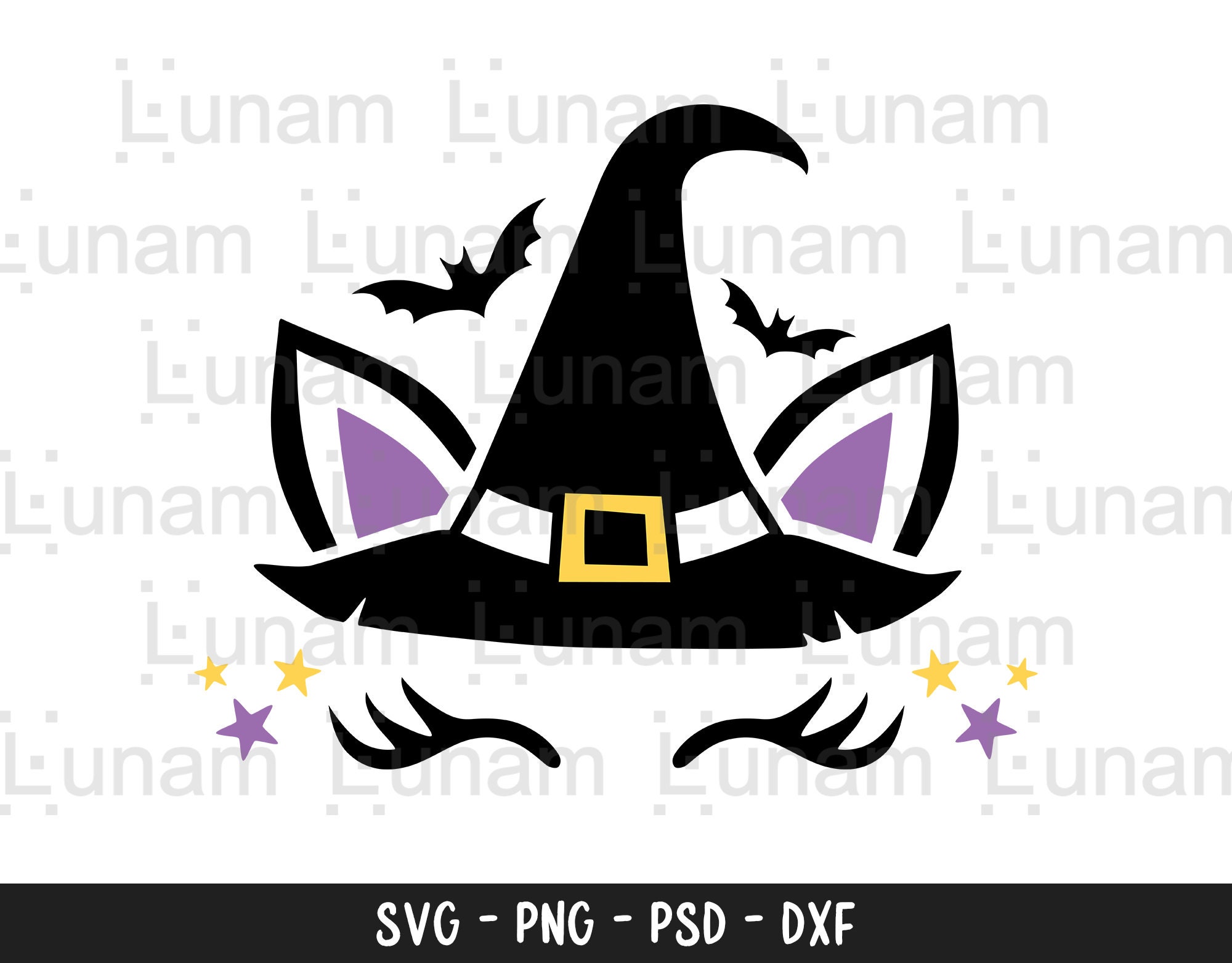 Halloween Unicorn Svg Witch Unicorn Svg Magical Unicorn Svg - Etsy