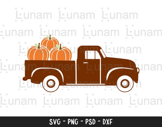 Pumpkin Truck Svg Fall Truck Svg Autumn Truck Svg Pumpkin - Etsy