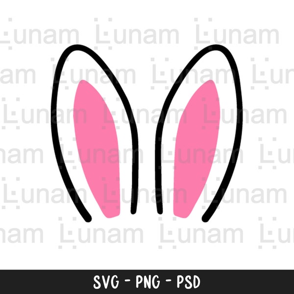 Bunny Ears SVG, Easter SVG, Easter Bunny SVG, Rabbit Ears Svg, Easter Bunny Ears Svg, Bunny Ears Cut File, Bunny Ears file for Cricut