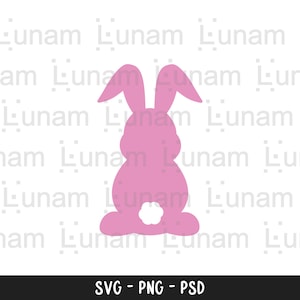 Bunny Svg, Bunny Silhouette Svg, Rabbit Svg, Rabbit Silhouette Svg, Easter Svg, Easter Clipart, Easter Bunny Svg, Bunny Cut File for Cricut