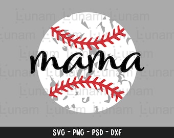 Baseball Mama Svg, Baseball Mom Svg, Baseball Mama Cut File, Baseball Cut File, Baseball Svg