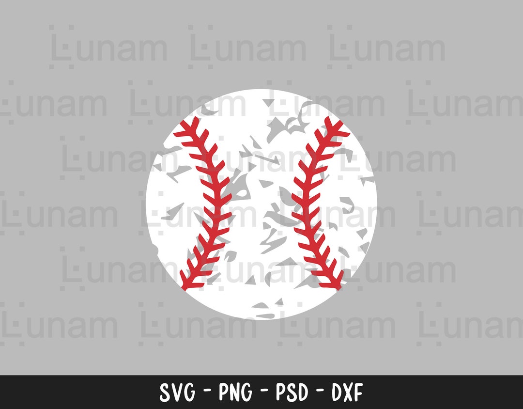 Grunge Baseball Svg, Distressed Baseball Svg, Grunge Baseball Cut File