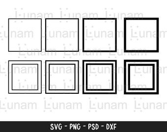 cornici quadrate diversi pacchetto bundle tratti, Cornice quadrata SVG, Bordo SVG, Fotogramma quadrato Svg Bundle Tratti diversi,Bordo contorno