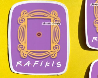 R.A.F.I.K.I.S | Glansigt stansat klistermärke, Tanzania-klistermärke, Swahili, roligt, laptopklistermärke, vattentätt, vinylklistermärke, väderbeständigt