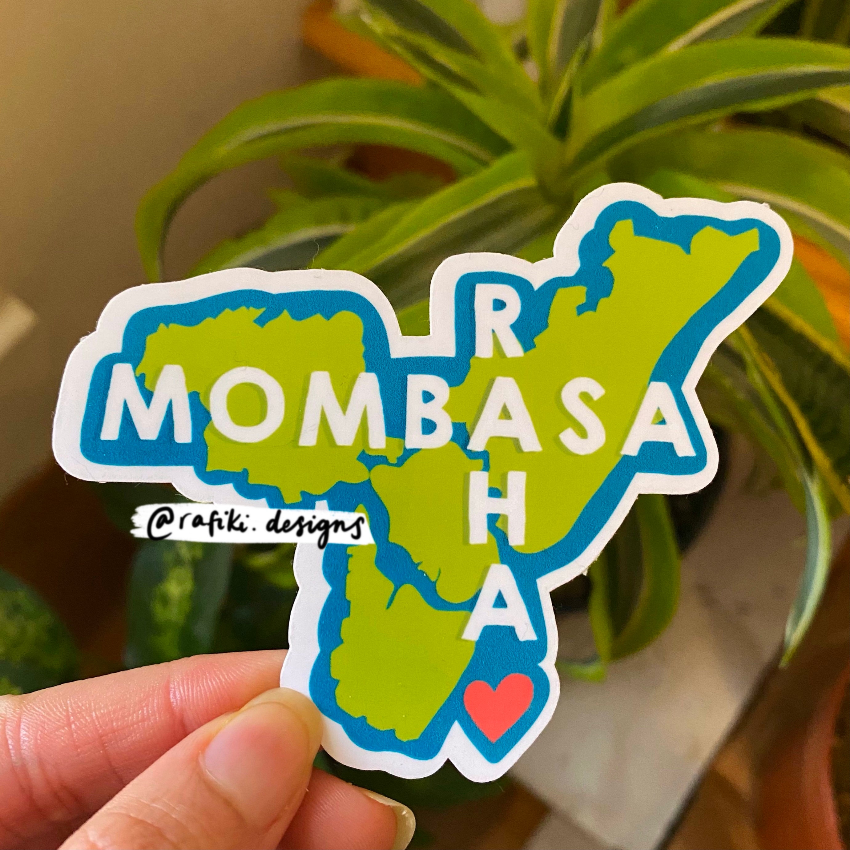 Embellishments Materials Kenya Kenya Sticker Kenyan Stickers Waterproof Weatherproof Glossy Die