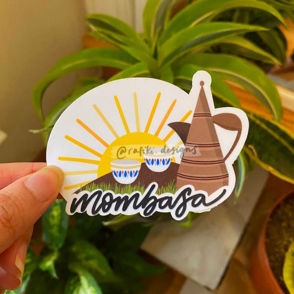 Mombasa Sticker Etsy