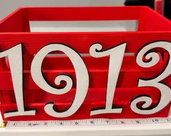 Delta Sigma Theta Wooden Crate