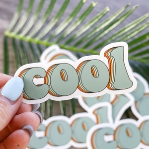 Muted Cool Waterproof Sticker