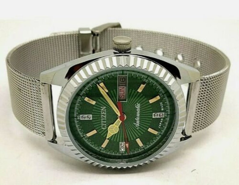 citizen automatic green dial