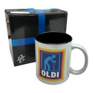 Oldi - Gift Funny Joke Humour Christmas Mugs Novelty Mum Nana TeaCoffee Mug - Gift Boxed