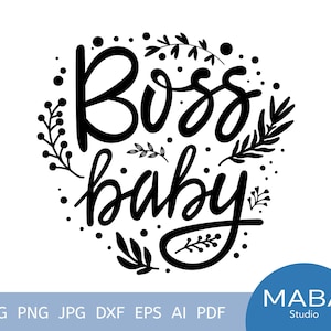 Boss baby SVG, boss baby printable SVG, Baby party, Cutting file SVG, Baby boss