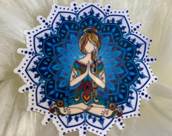 Namaste AF sticker 2” Chakras