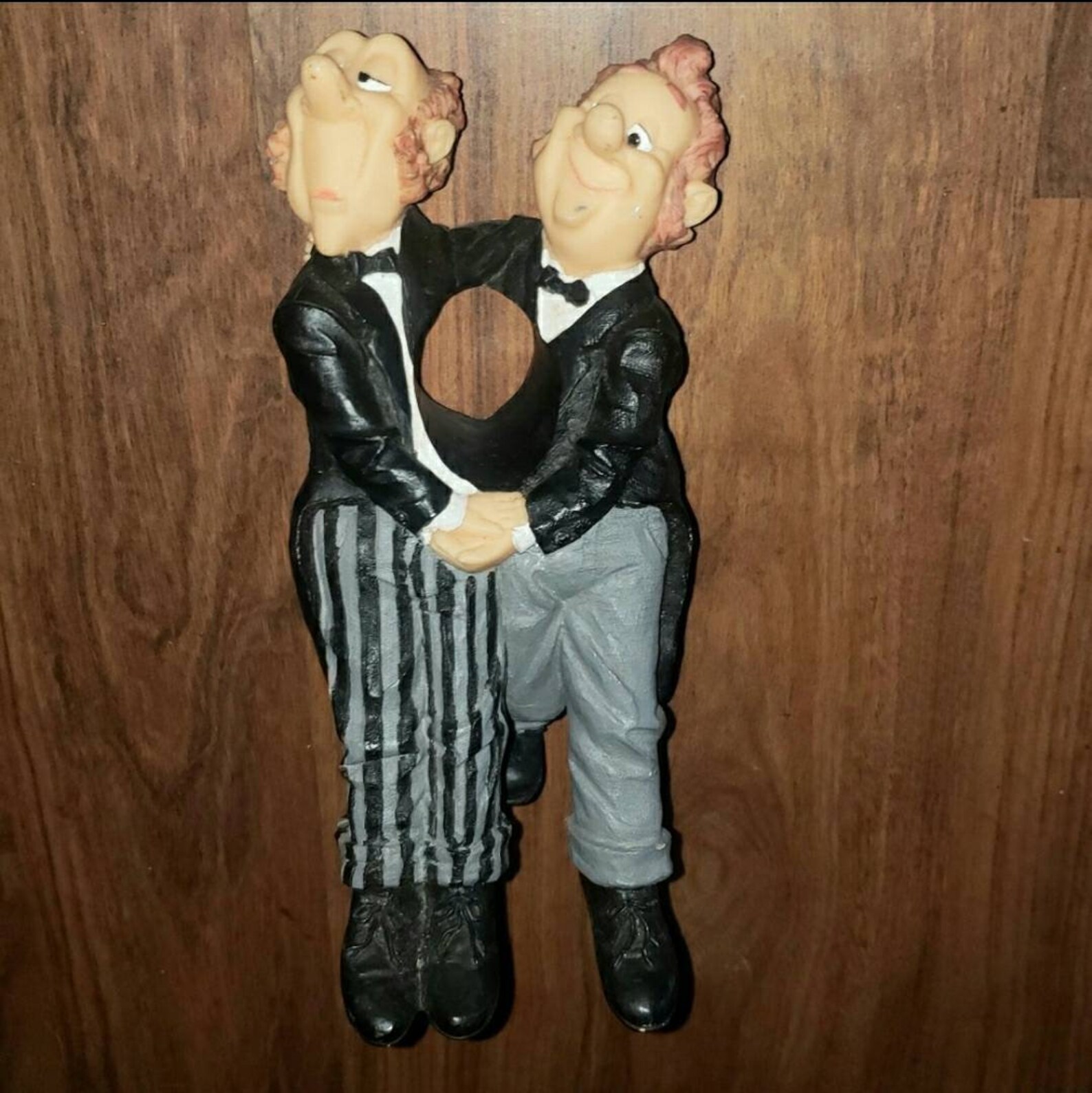 Two Butlers Wine Bottle Holder KITCHEN BAR STATUE Etsy
