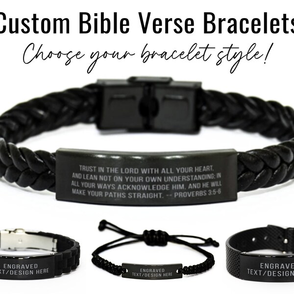 Bible Verse Bracelet Etsy