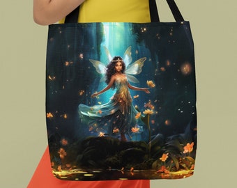 Enchanting Fairy-Themed Tote Bag: Durable, Stylish, and Available in two Sizes