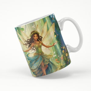 Magical Forest Fairy Coffee Cup - Mystical Morning Brew