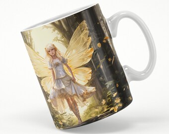 11 oz Enchanted Fairy Print Mug - Magical Beverage Experience