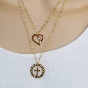 Religious Set Necklace and Earrings